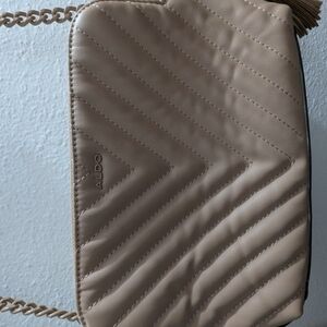 Aldo Tan Chevron Crossbody Bag